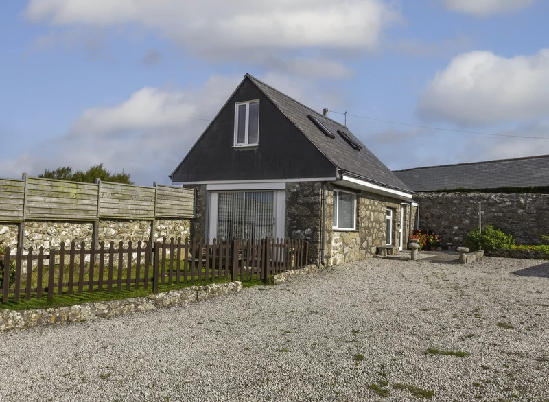 Front view of a holiday cottage to let in Lands End Cornwall