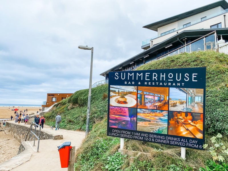 Things to do in Perranporth - summer house restaurant 